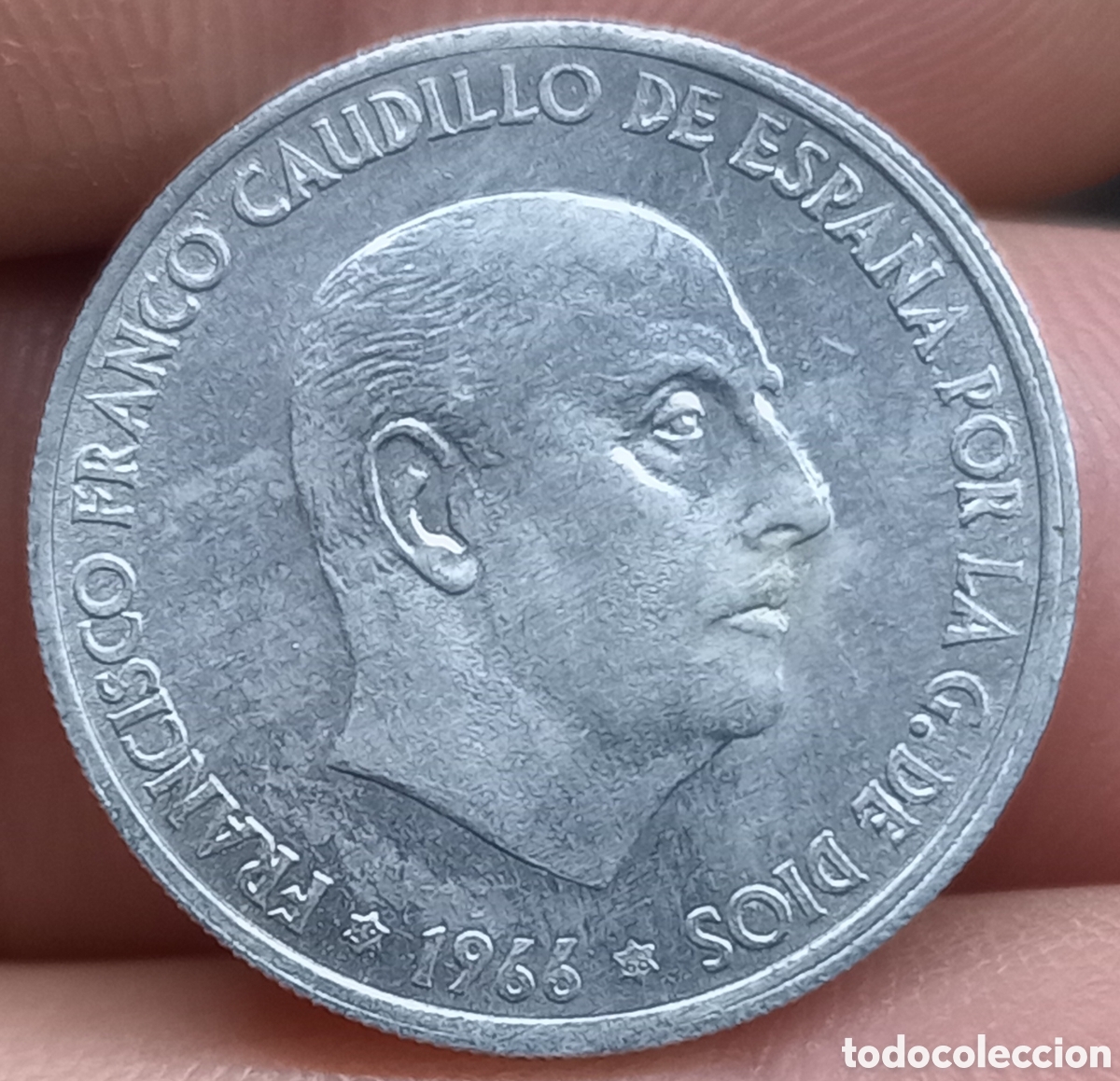 Monedas Franco: Espa&ntilde;a 50 c&eacute;ntimos 1966 *68 - Foto 1