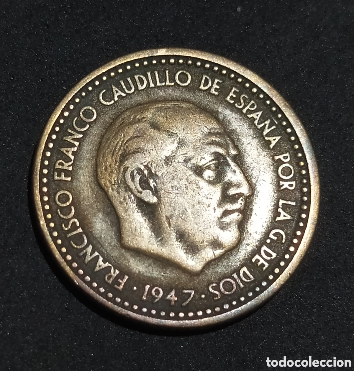 Monedas Franco: Peseta 1947*52 - Foto 1