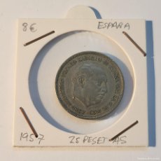 Monedas Franco: MONEDA DE ESPAÑA 1957 25 PESETAS ESTADO ESPAÑOL