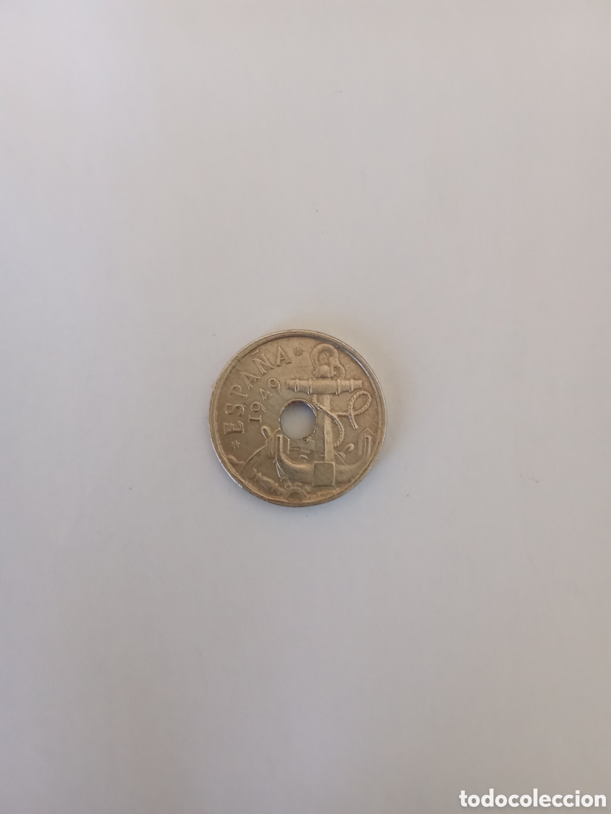 Monedas Franco: Moneda de 50 c&eacute;ntimos del a&ntilde;o 1949 - Foto 3