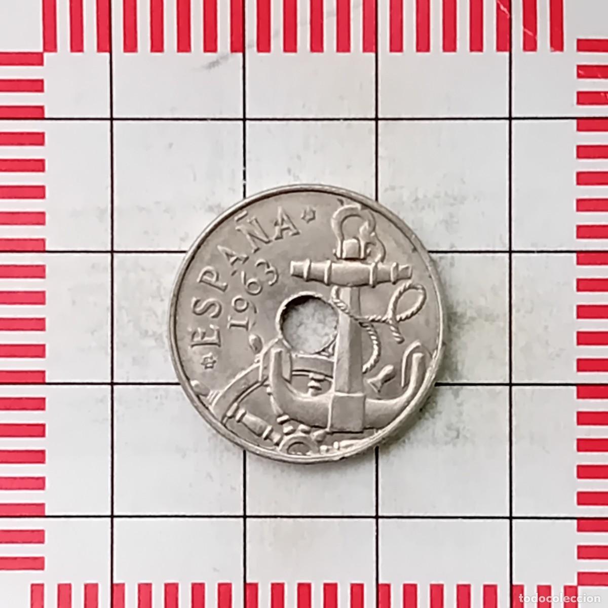 Monedas Franco: ESTADO ESPA&Ntilde;OL, 50 C&Eacute;NTIMOS 1963 *65. - Foto 1