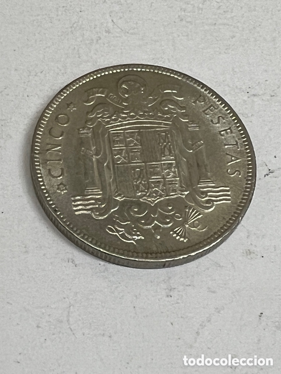 Monedas Franco: Moneda 5 pesetas 1949 E50 L51 - Foto 2