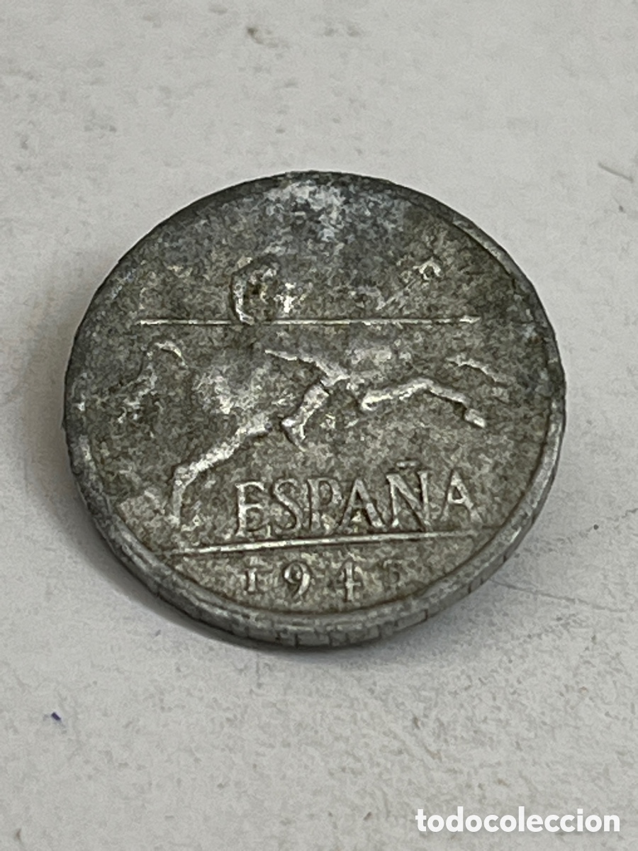 Monedas Franco: Moneda 5 c&eacute;ntimos 1945 L52 - Foto 1