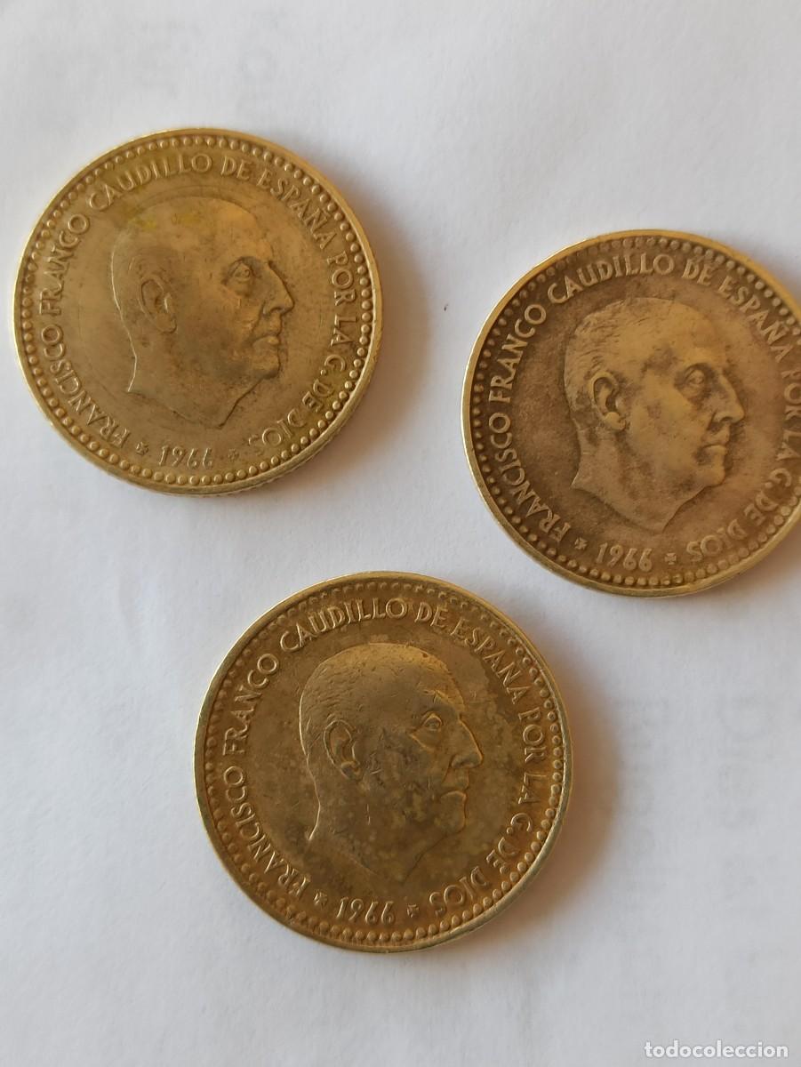 Monedas Franco: Monedas de 1 peseta - Foto 1