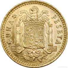 Monedas Franco: ESPAÑA. 1 PESETA 1966 *72 (DICTADURA DE FRANCO). KM# 796. (219).