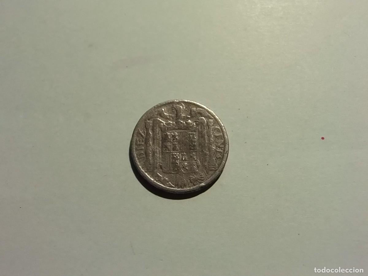 Monedas Franco: ESPA&Ntilde;A 10 C&Eacute;NTIMOS 1940 - CIRCULADA. - Foto 2
