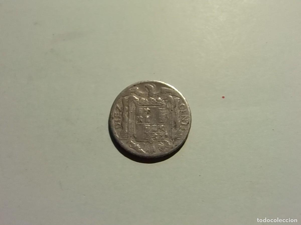 Monedas Franco: ESPA&Ntilde;A 10 CENTIMOS 1945. - Foto 2