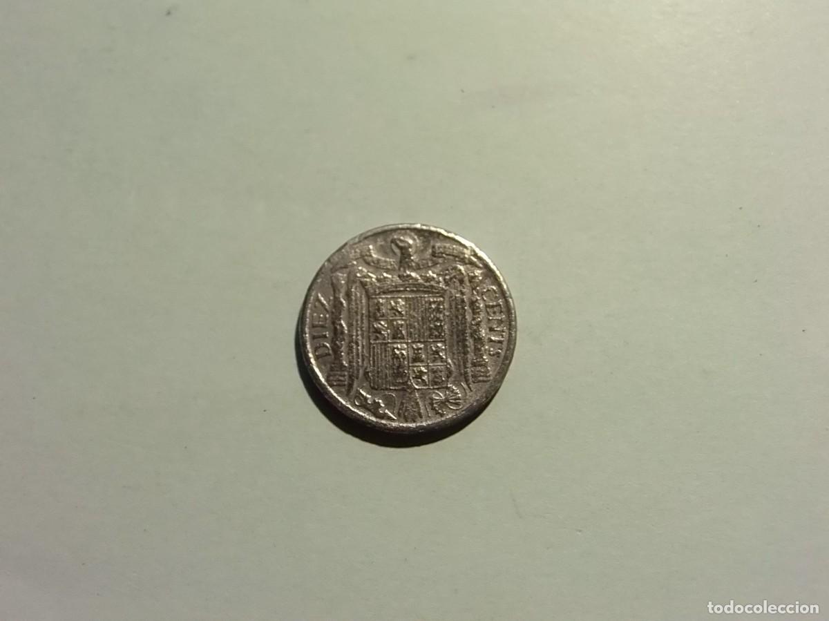 Monedas Franco: ESPA&Ntilde;A 10 C&Eacute;NTIMOS 1940. - Foto 2