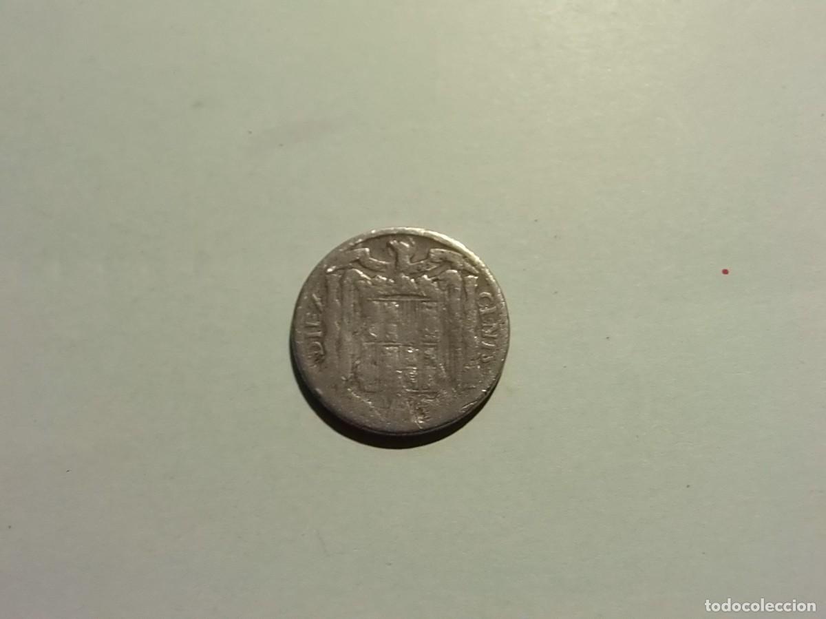 Monedas Franco: ESPA&Ntilde;A 10 C&Eacute;NTIMOS 1940. - Foto 2