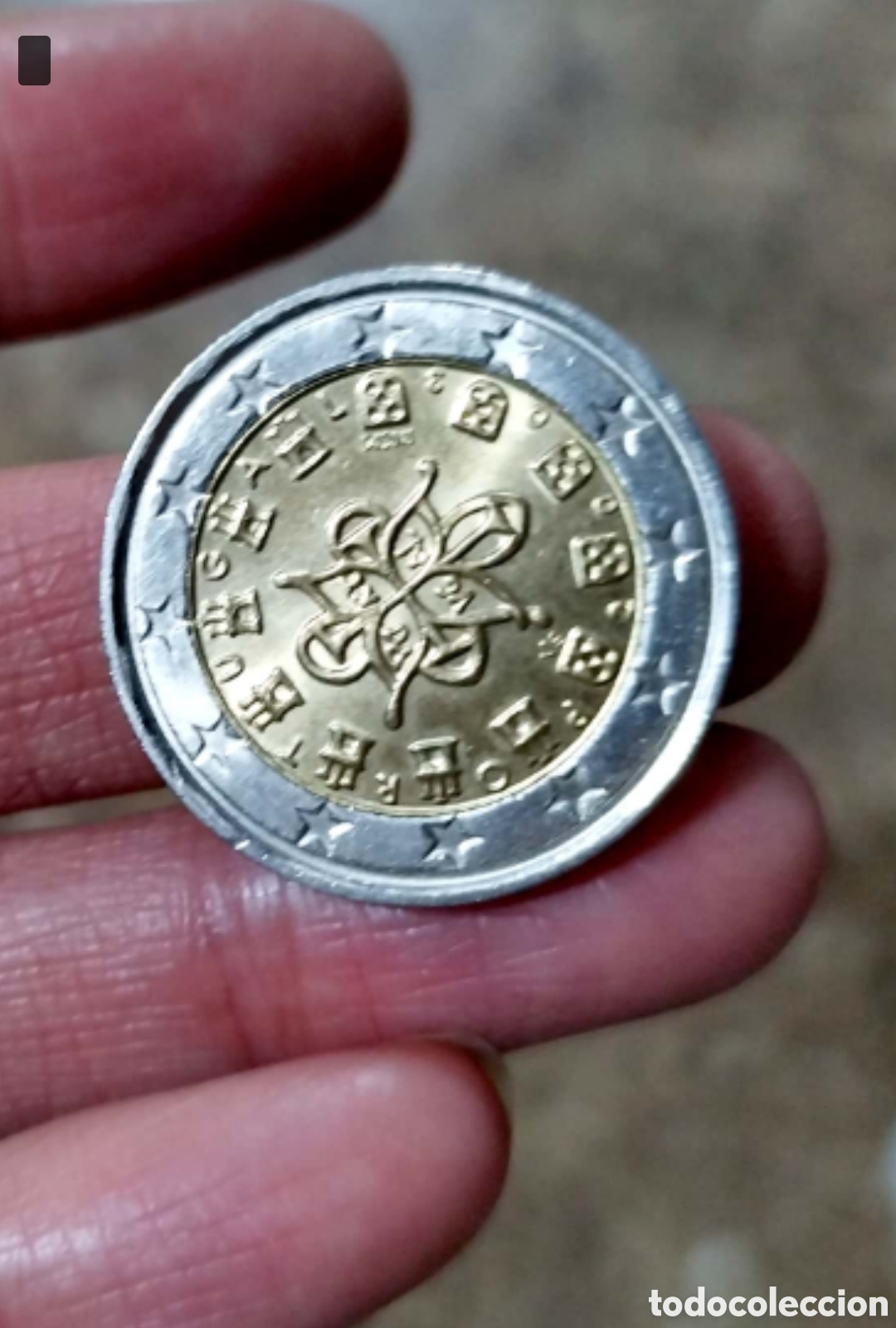 Monedas Franco: MONEDA 2 EUROS FALLO IMPRESI&Oacute;N - Foto 1