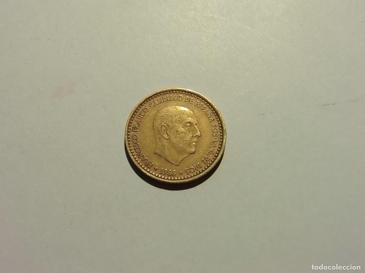 Monedas Franco: ESPA&Ntilde;A 1 PESETA 1966 *67. - Foto 1