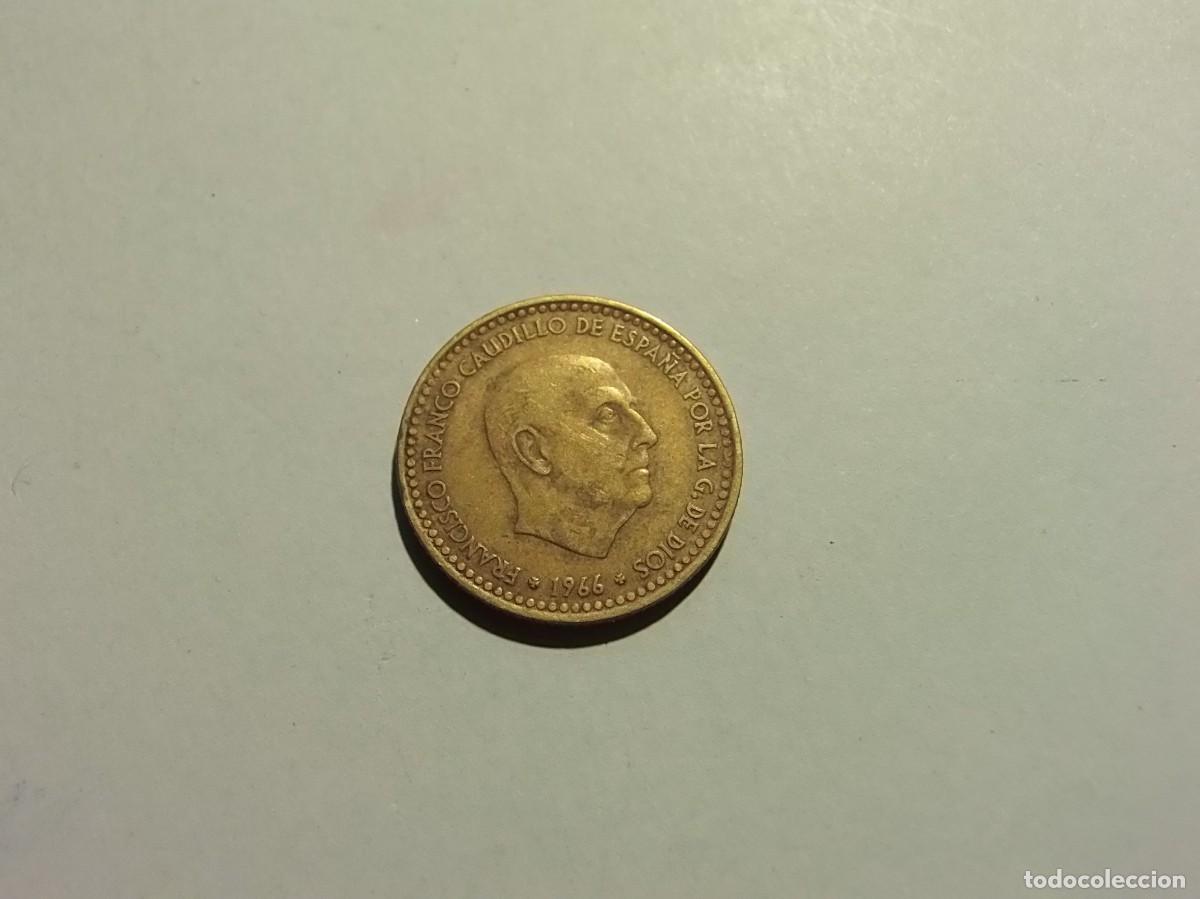 Monedas Franco: ESPA&Ntilde;A 1 PESETA 1966 *71. - Foto 1