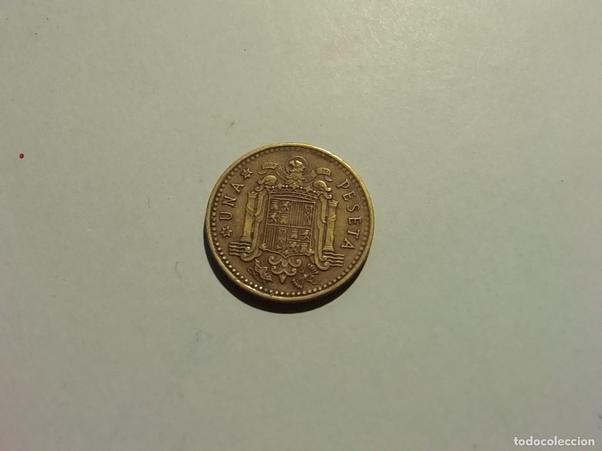 Monedas Franco: ESPA&Ntilde;A 1 PESETA 1966 *71. - Foto 2