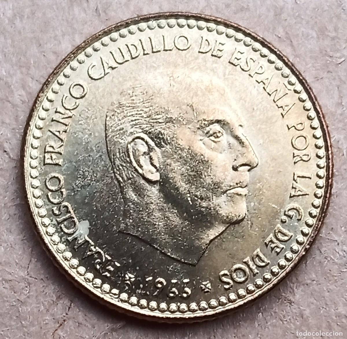 Monedas Franco: 1 PESETA 1966 * 75 MBC - Foto 1