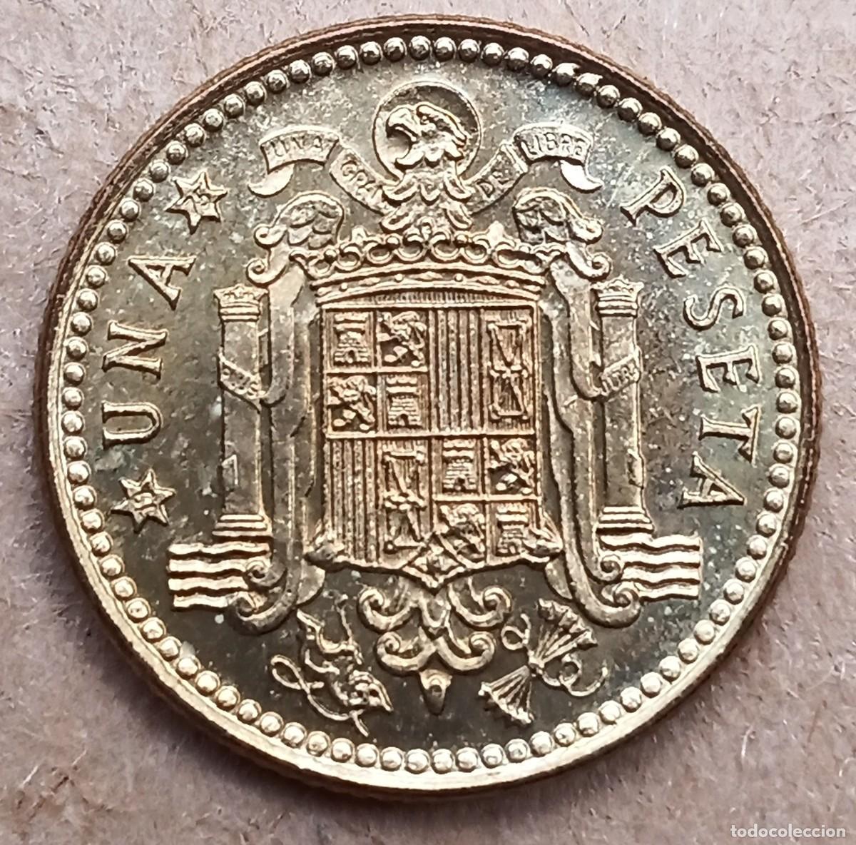 Monedas Franco: 1 PESETA 1966 * 75 MBC - Foto 2