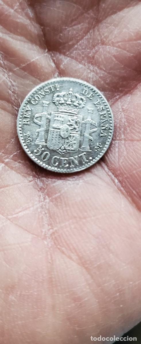 Monedas Franco: 50 centimos 1892 BELL&Iacute;SIMA - Foto 2