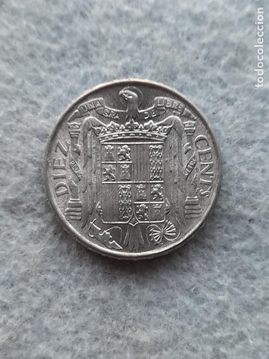 Monedas Franco: Franco. 10 C&eacute;ntimos. A&ntilde;o 1945. Sin Circular. - Foto 2