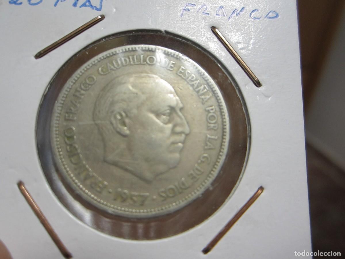 Monedas Franco: MONEDA DE 25 PESETAS DE 1957*61 - Foto 1