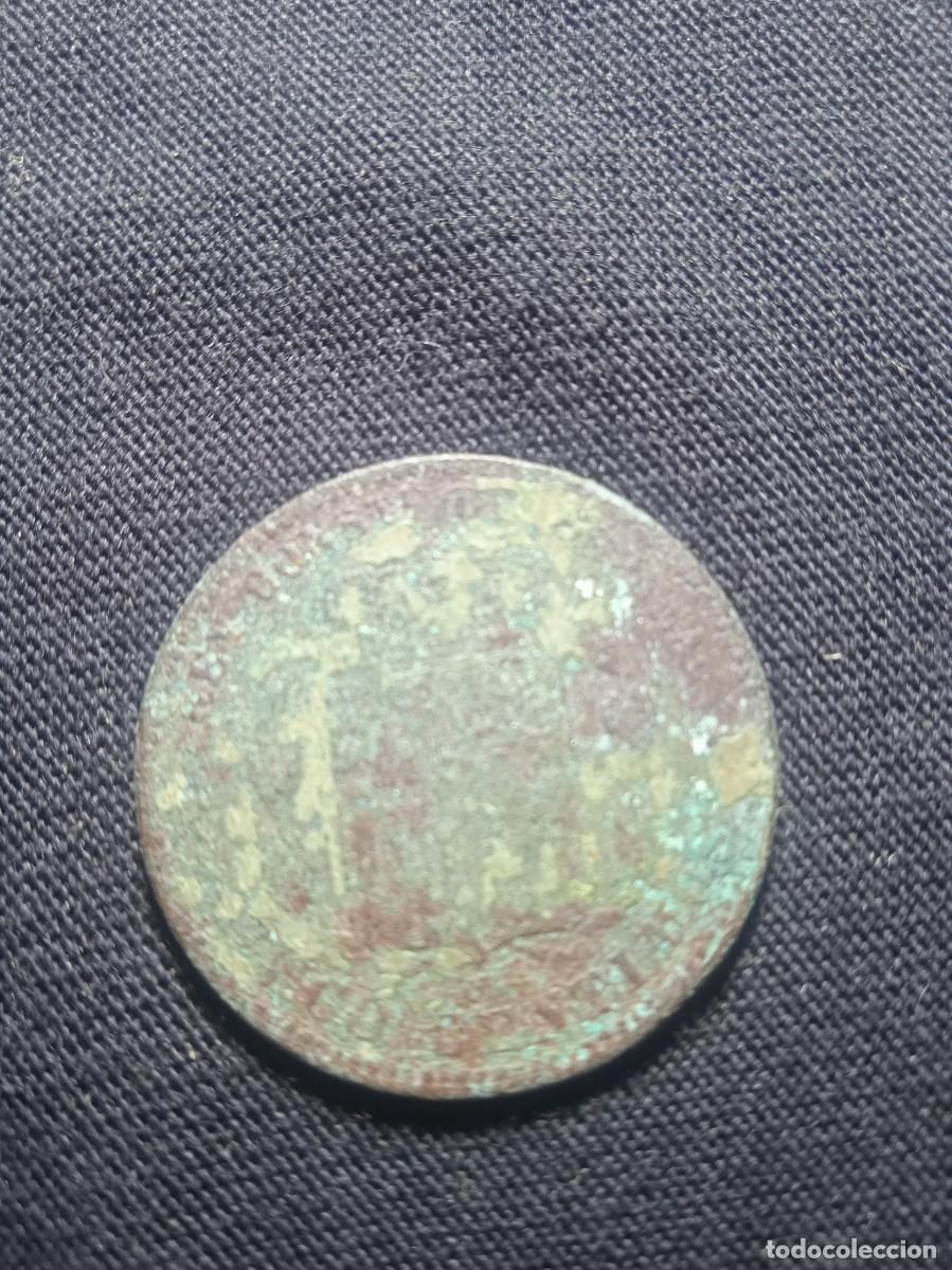 Monedas Franco: Moneda burlesca de Alfonso XII. - Foto 2