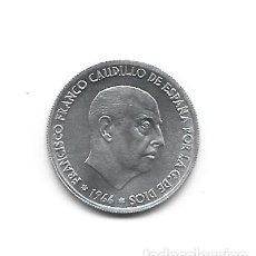 Monedas Franco: ESTADO ESPAÑOL-50 CENTIMOS-1966*19-70