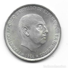 Monedas Franco: ESTADO ESPAÑOL-100 PESETAS-1966*19-69-PALO RECTO