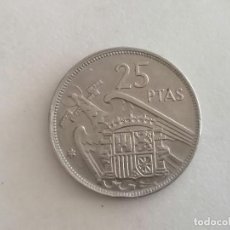 Monedas Franco: MONEDA 25 PESETAS, 1957 ESTRELLA 70, FRANCISCO FRANCO