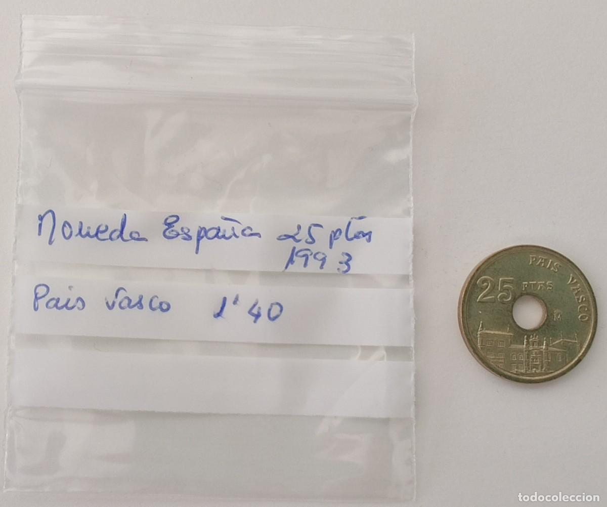 Monedas Franco: Moneda de 25 Pesetas Pais Vasco - Foto 5