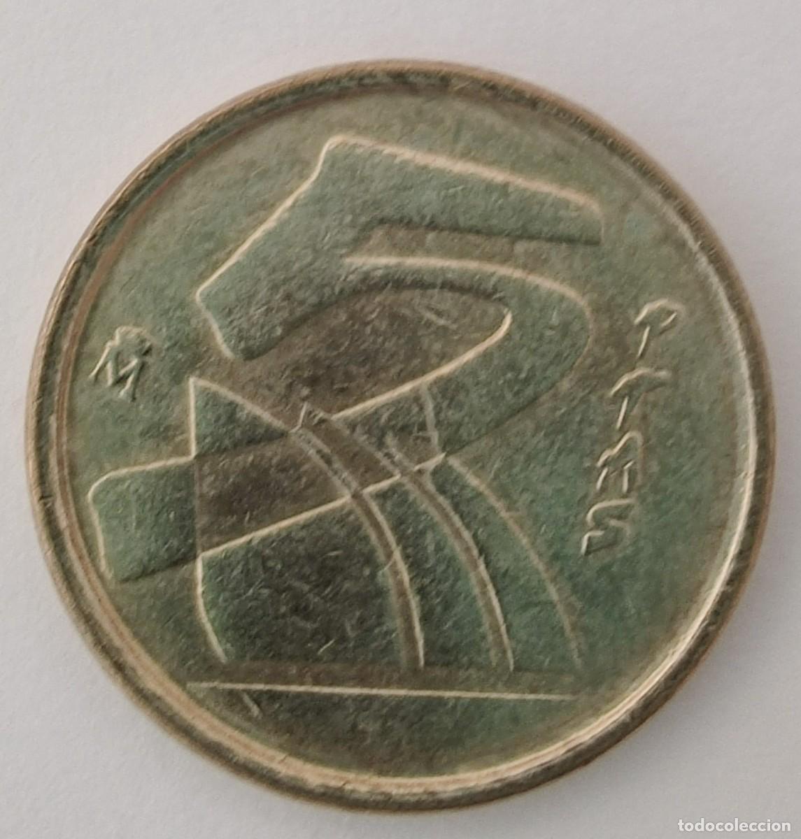 Monedas Franco: Monedas. 5 Pesetas Espa&ntilde;a - Foto 8