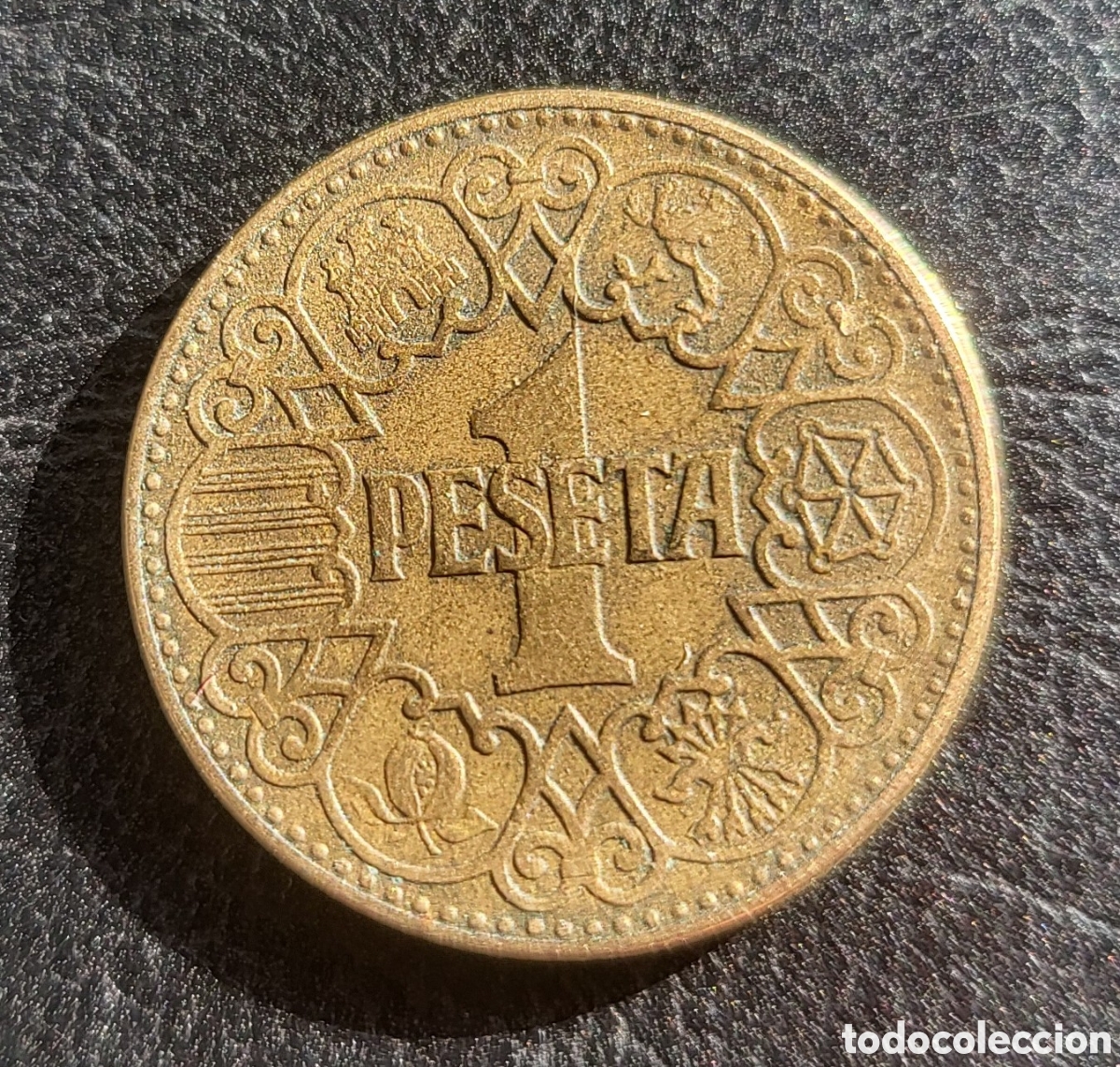 Monedas Franco: 6 monedas de 1 pts estrella 44 - Foto 4