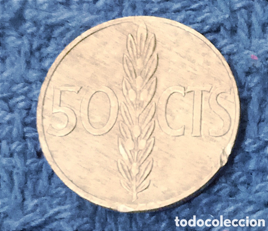 Monedas Franco: 2 Monedas de 50 c&eacute;ntimos de 1966 - Foto 2