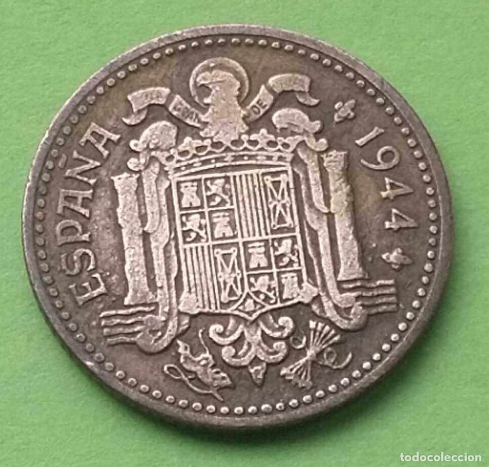 Monedas Franco: MONEDA 1 PESETA 1944 - Foto 2