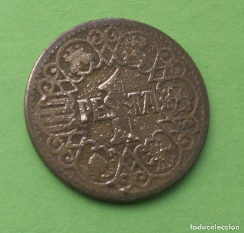 Monedas Franco: MONEDA 1 PESETA 1944 - Foto 3