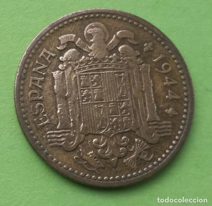 Monedas Franco: MONEDA 1 PESETA 1944 - Foto 4
