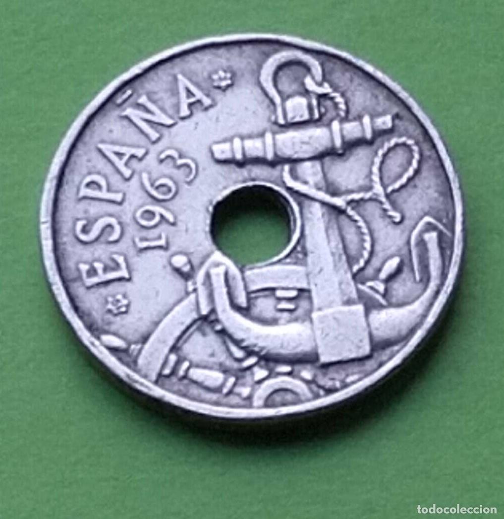 Monedas Franco: MONEDA 50 CENTIMOS 1963 ESTRELLA 64 - Foto 2