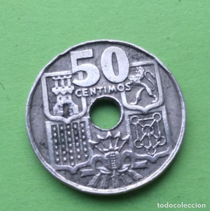 Monedas Franco: MONEDA 50 CENTIMOS 1963 ESTRELLA 64 - Foto 3