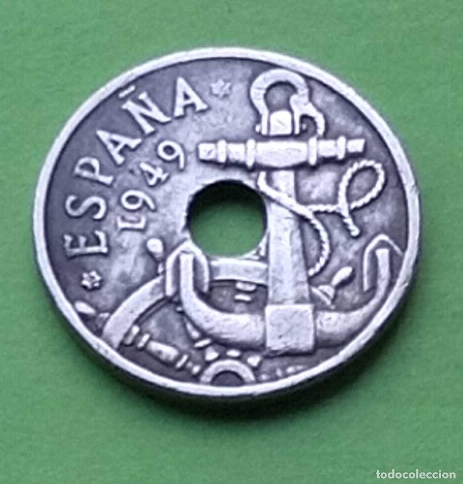 Monedas Franco: moneda 50 c&eacute;ntimos 1949 - Foto 3