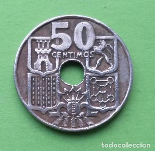 Monedas Franco: moneda 50 c&eacute;ntimos 1949 - Foto 4