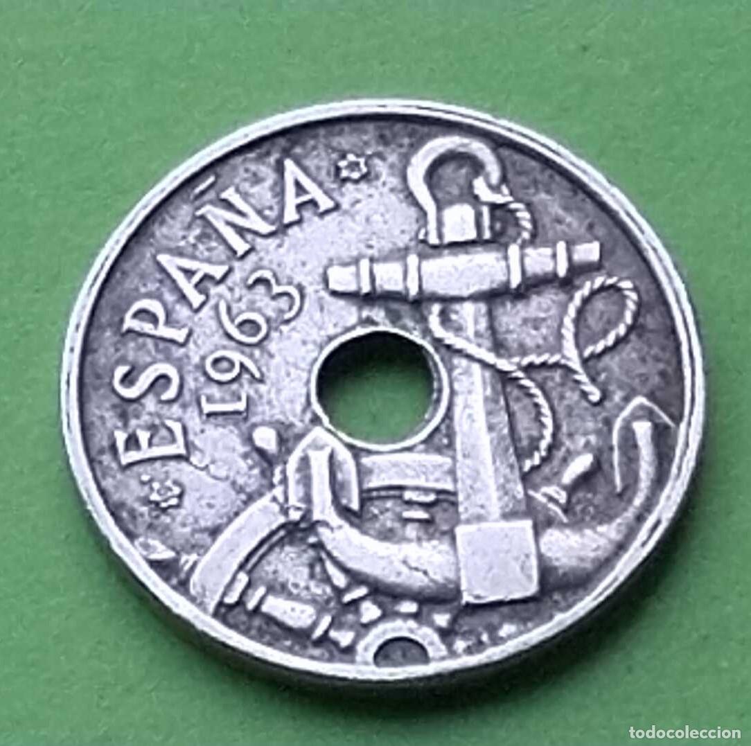 Monedas Franco: MONEDA 50 CENTIMOS 1963 ESTRELLAS 63 - Foto 2