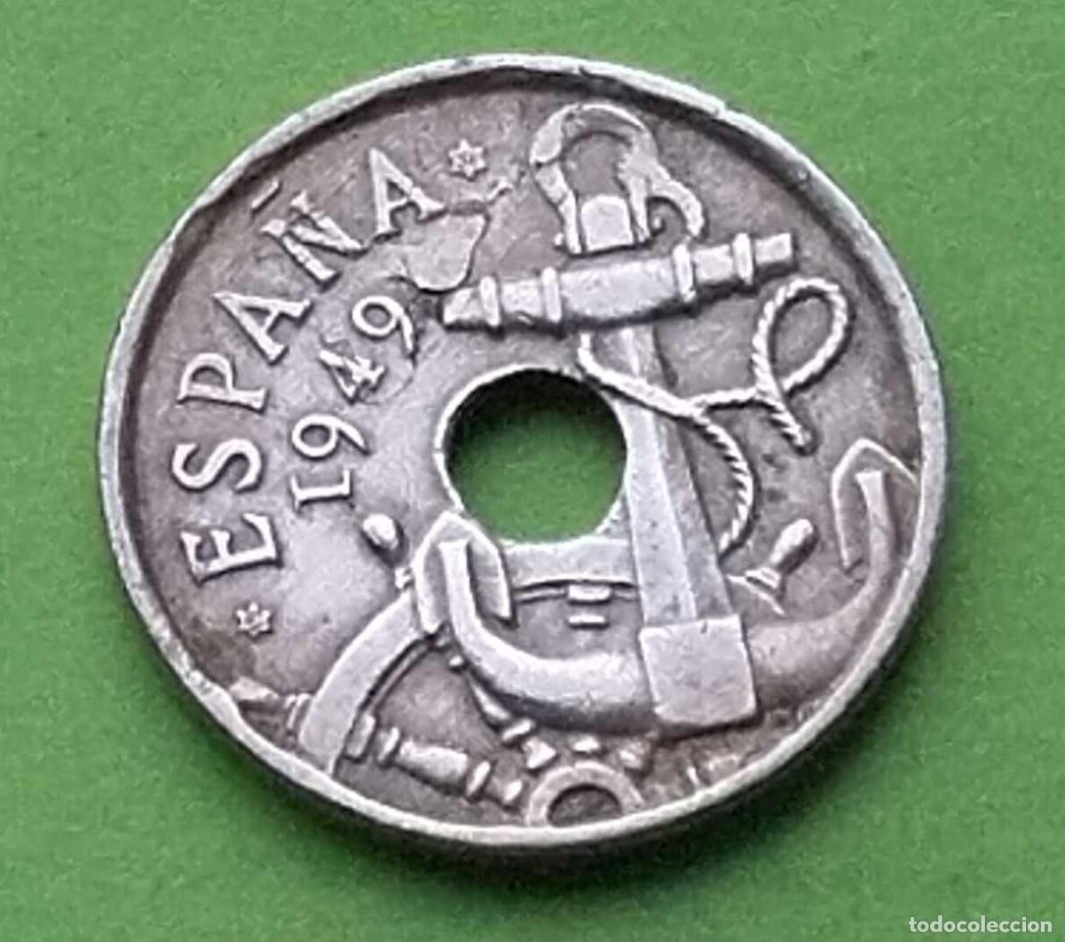 Monedas Franco: MONEDA 50 CENTIMOS 1949 - Foto 2