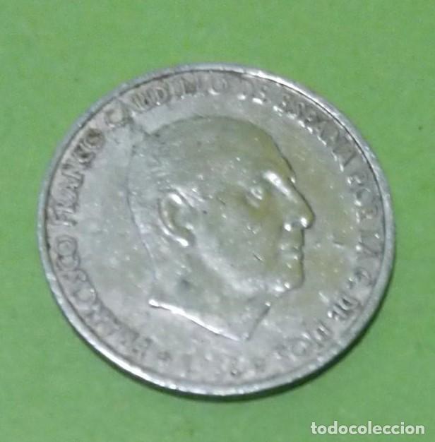 Monedas Franco: MONEDA 50 CENTIMOS 1966 ESTRELLA 71 - Foto 3
