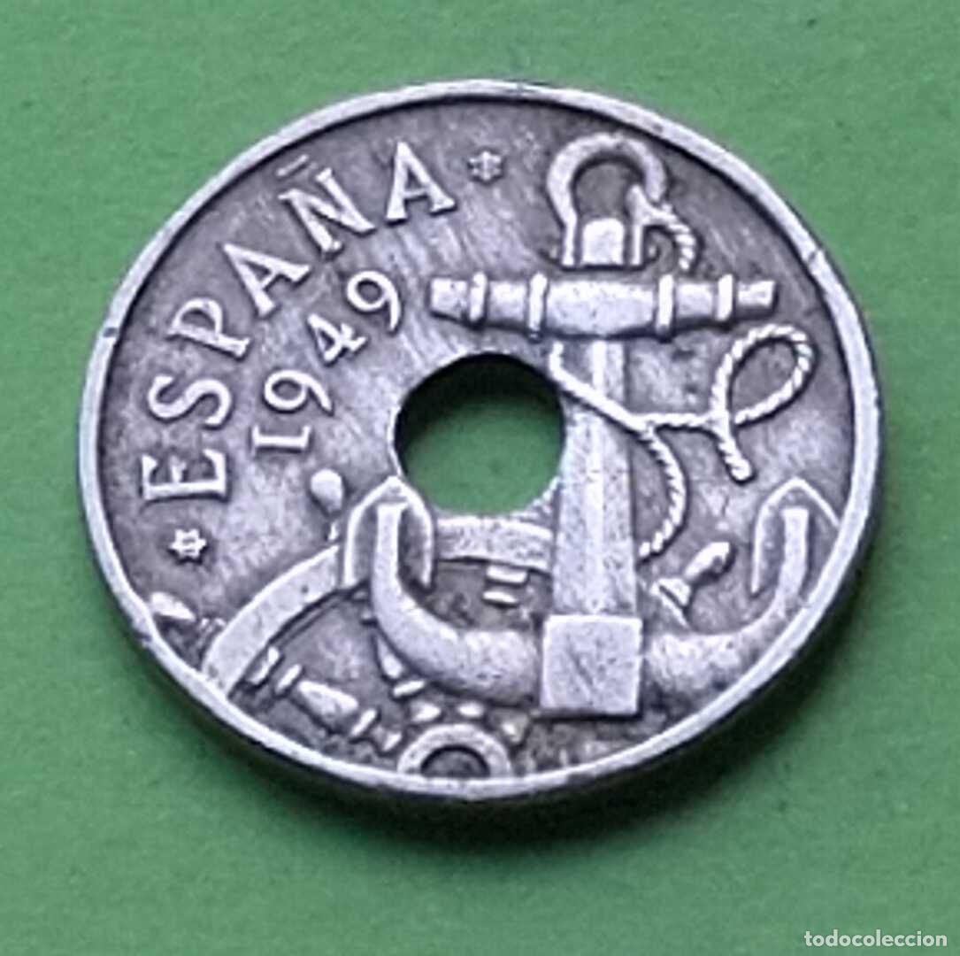 Monedas Franco: MONEDA 50 CENTIMOS 1949 - Foto 2