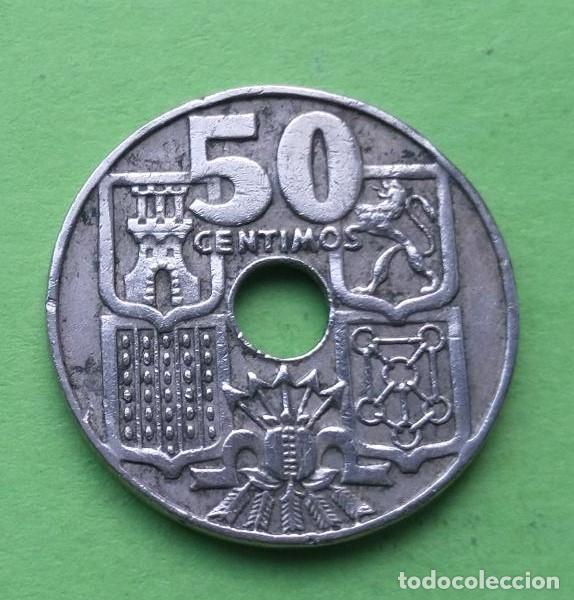Monedas Franco: MONEDA 50 CENTIMOS 1949 - Foto 3