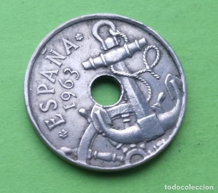Monedas Franco: moneda 50 c&eacute;ntimos 1963 estrella 64 - Foto 4
