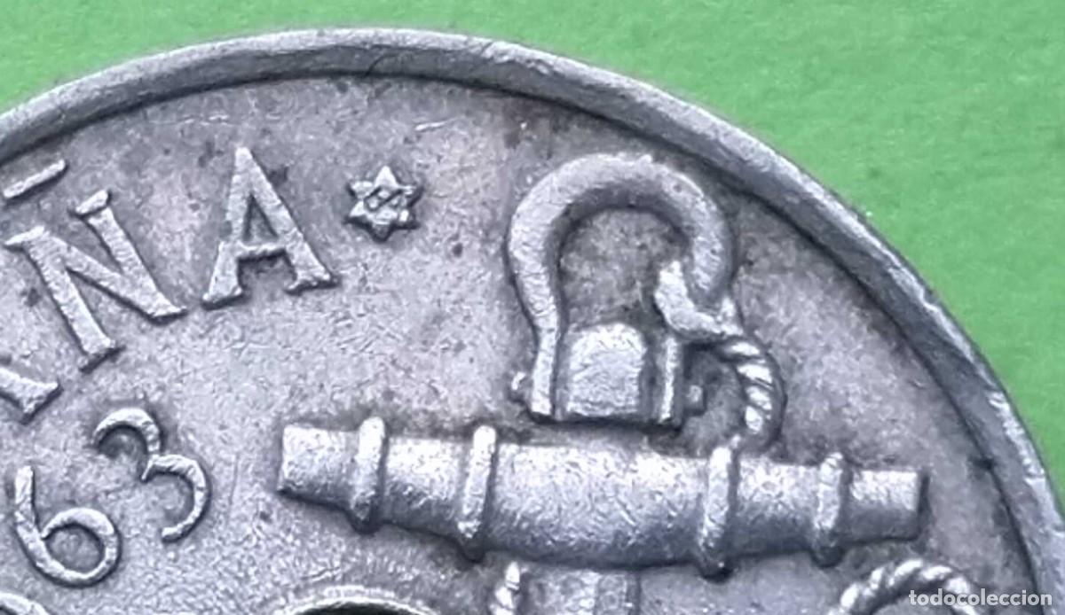 Monedas Franco: moneda 50 c&eacute;ntimos 1963 estrella 64 - Foto 5