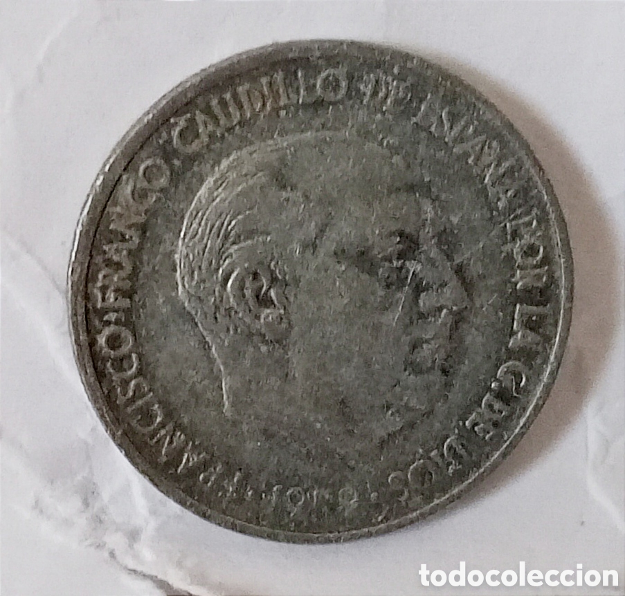 Monedas Franco: Moneda 10 c&eacute;ntimos 1959, Franco - Foto 3