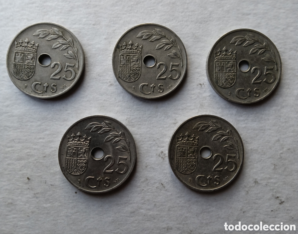 Monedas Franco: MONEDAS 25 CTS 1937 - Foto 1