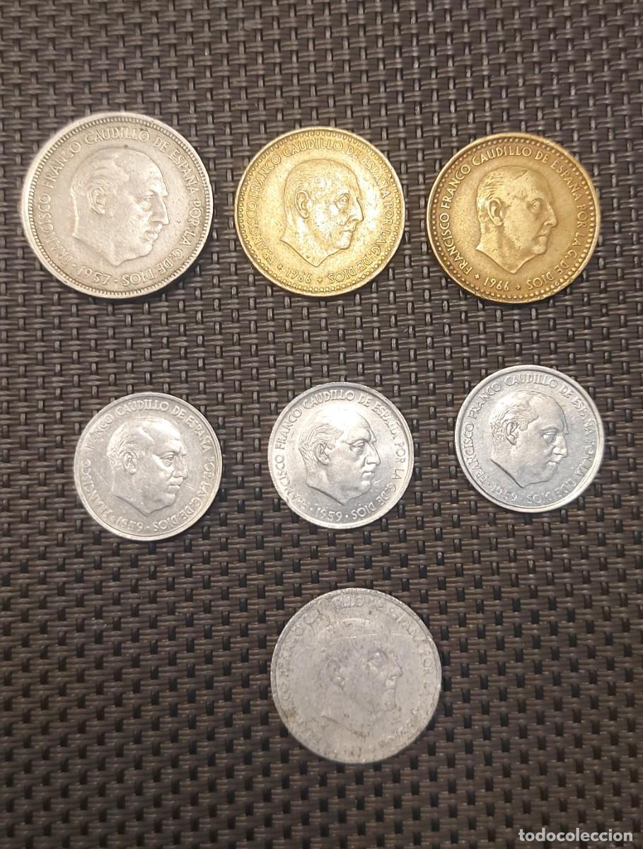 Monedas Franco: Lote varias monedas Franco - Foto 1
