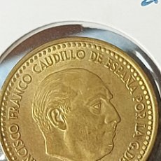 Monedas Franco: ESPAÑA MONEDA PESETA 1953 ESTRELLA 62 SIN CIRCULAR PEQUEÑO REPINTE