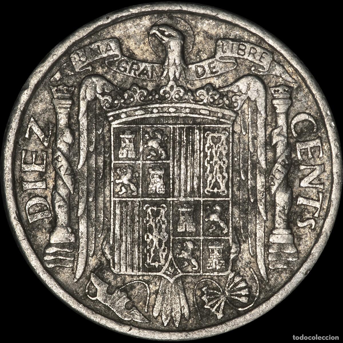 Monedas Franco: 10 CENTIMOS 1941 PLVS - Foto 1