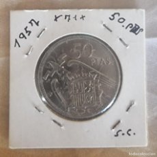 Monedas Franco: MONEDA ESPAÑA 1957 - 50 PESETAS - *71